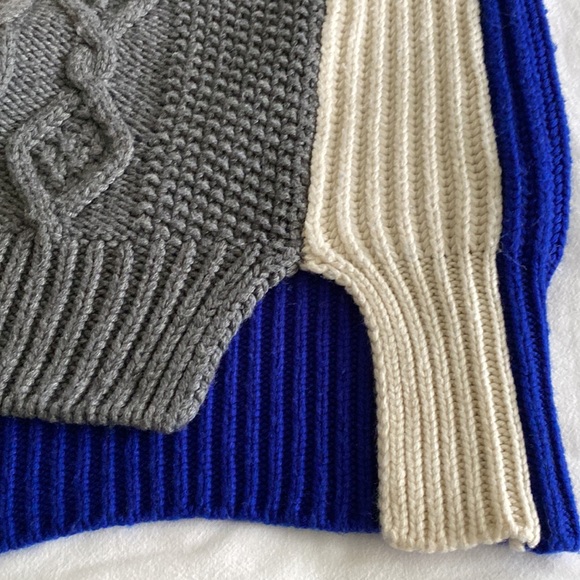 Zara Gray Cable Knit Sweater - Picture 10 of 14